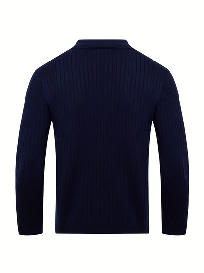 Aspen V-Neck Polo Sweater